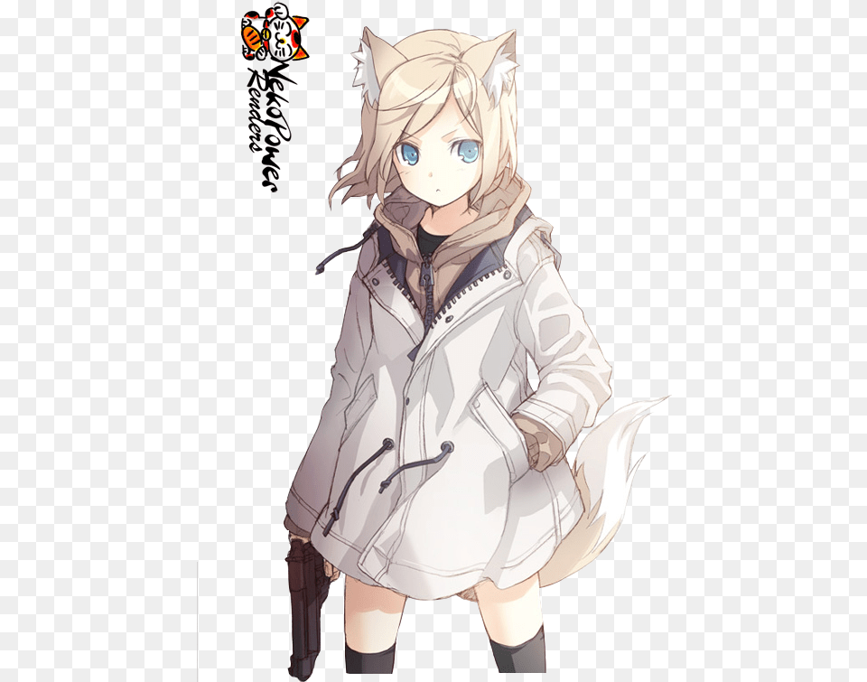 Anime Girl Fox Cool, Adult, Publication, Person, Female Png