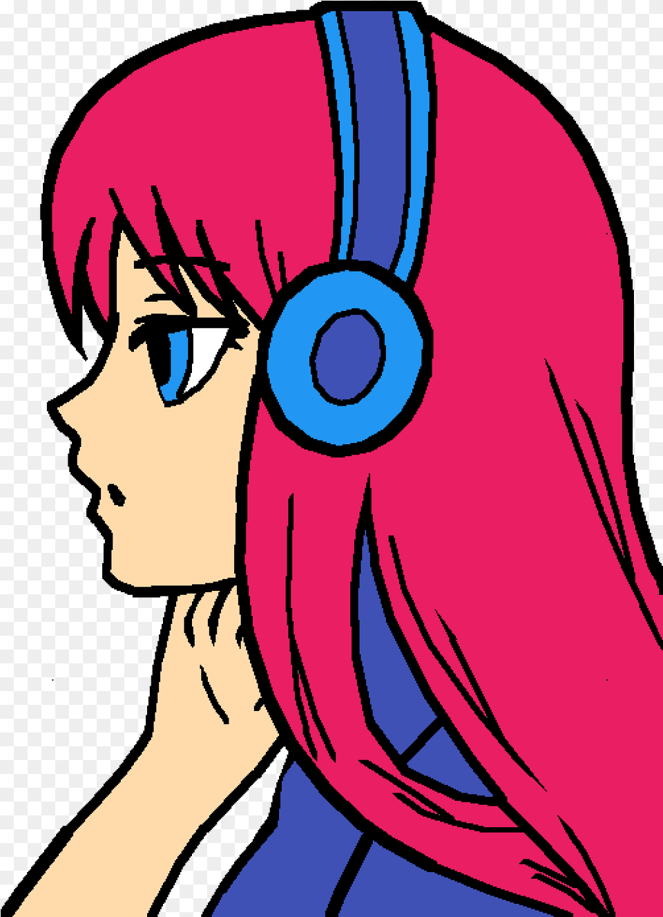 Anime Girl Girl Who Loves Music, Book, Comics, Publication, Adult Png