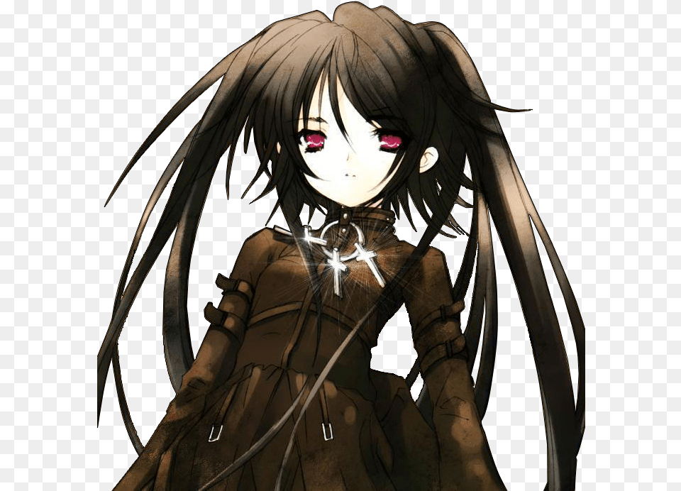 Anime Girl Goth Anime Girl, Book, Publication, Comics, Adult Png