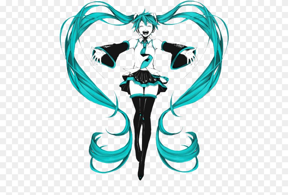 Anime Girl Hatsune Miku For Women, Book, Comics, Publication, Adult Free Transparent Png