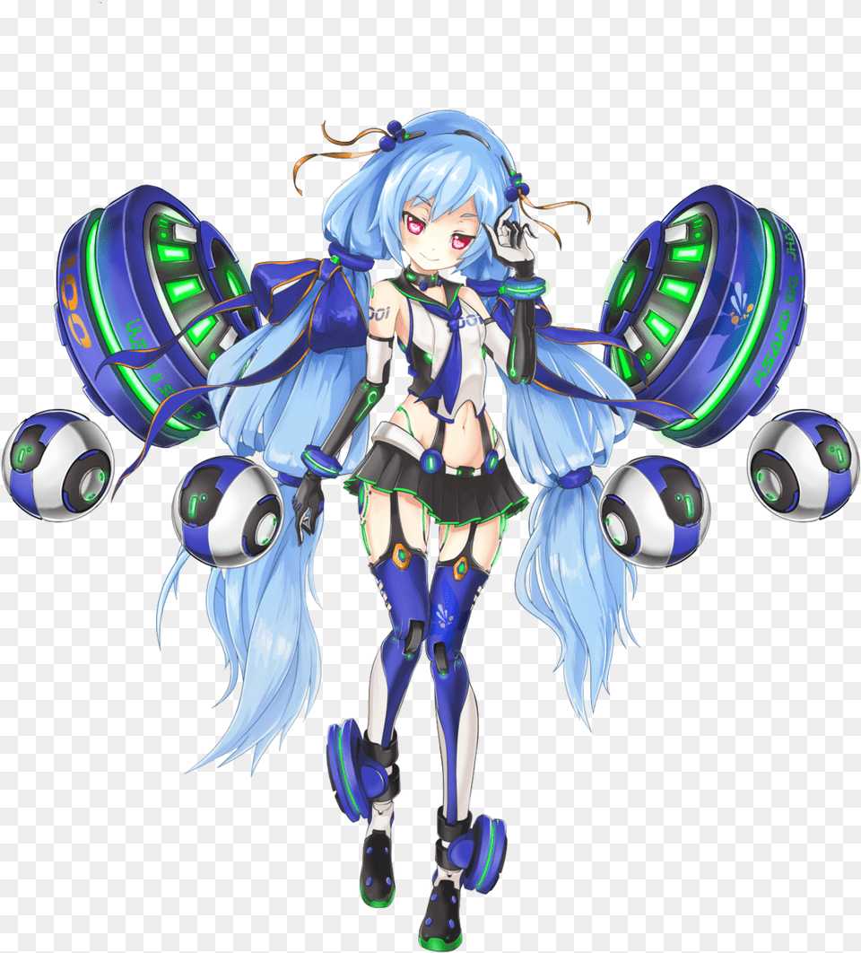 Anime Girl Kawaii And Mecha Image Android Anime Art, Book, Comics, Publication, Adult Free Png