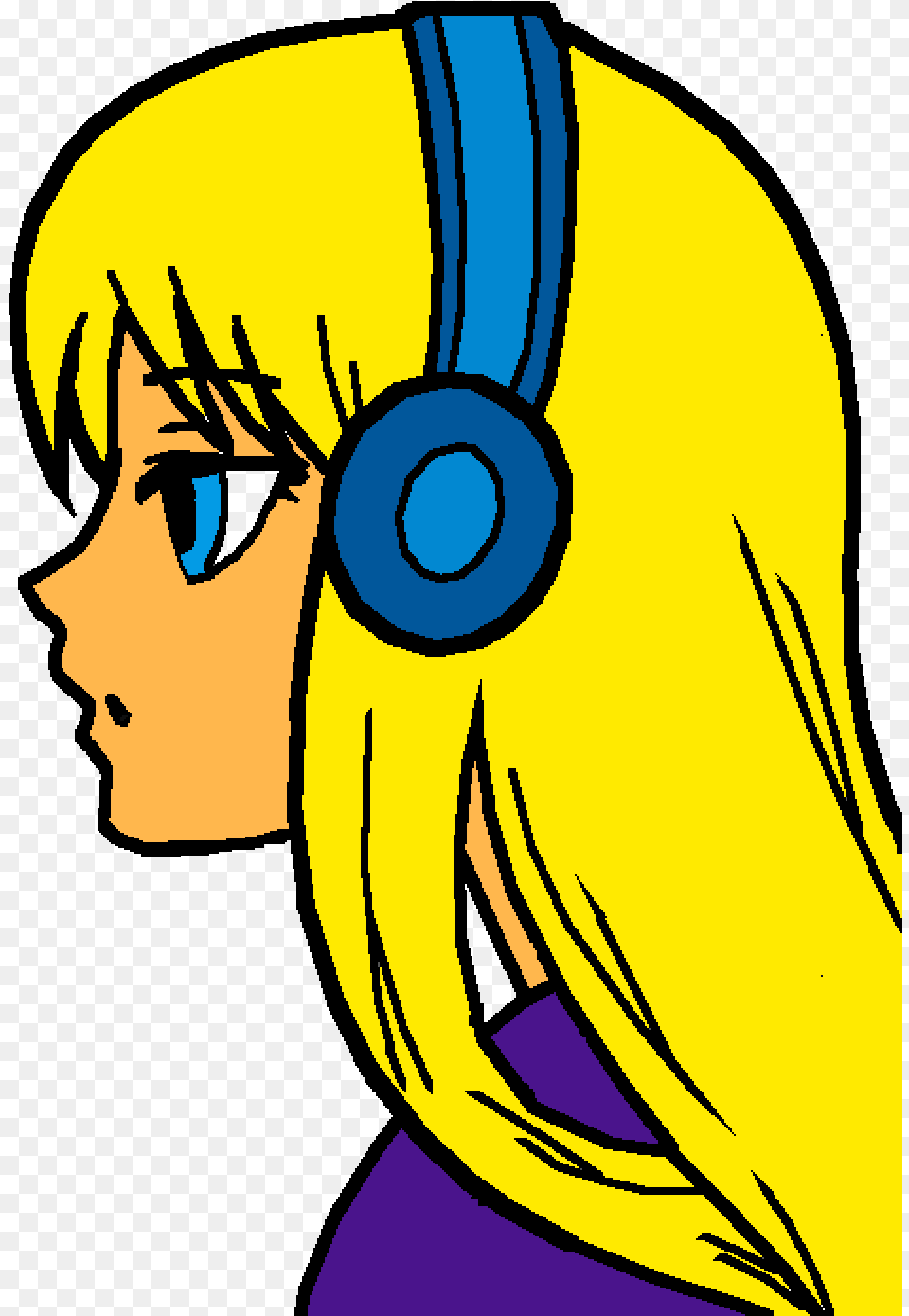 Anime Girl Not Colored, Book, Comics, Publication, Adult Png