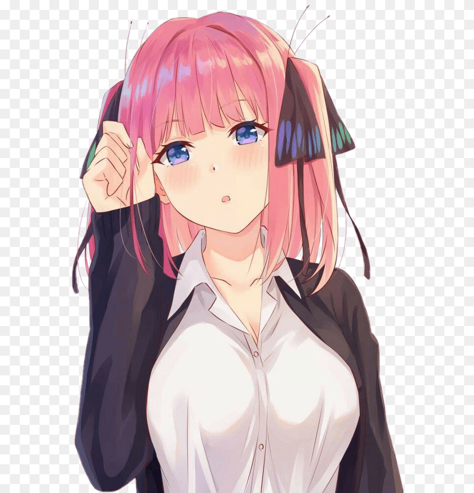 Anime Girl Pink Hair, Adult, Publication, Person, Female Free Transparent Png