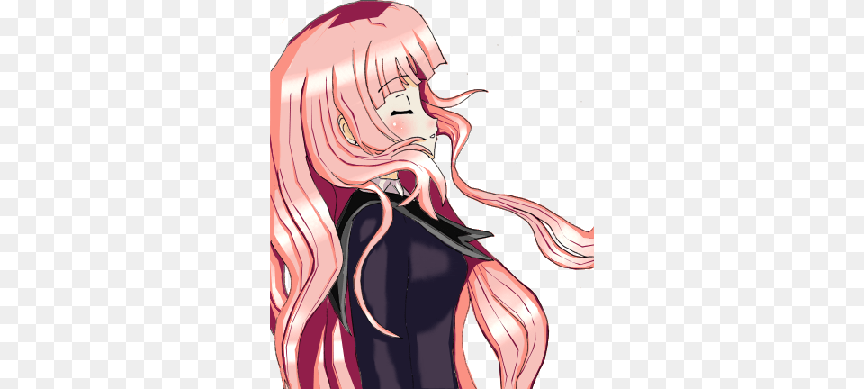 Anime Girl Pink Hair Pink Haired Anime Girl, Book, Comics, Publication, Adult Free Transparent Png