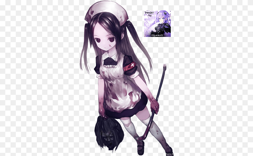 Anime Girl Render By 12yuriko12 D5jre7e Anime Creepy Loli, Publication, Book, Comics, Adult Png