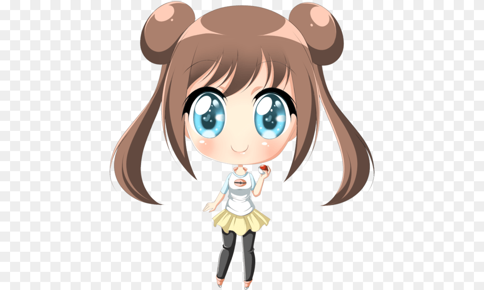 Anime Girl Super Deformed, Book, Comics, Publication, Baby Png