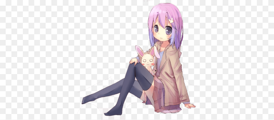 Anime Girl Transparent 3 Kawaii Transparent Anime Girl, Adult, Publication, Person, Female Free Png Download