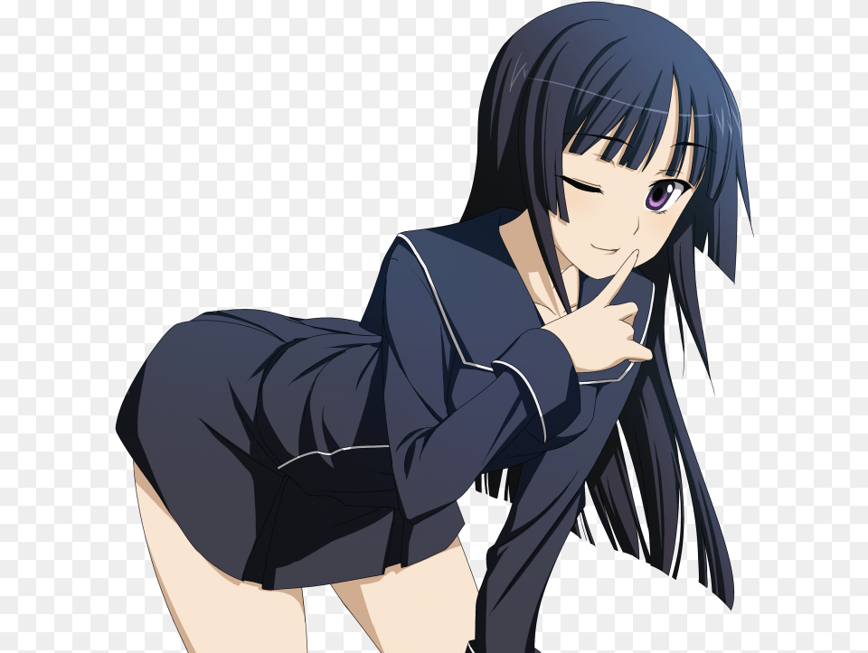 Anime Girl Transparent Background, Adult, Publication, Person, Female Png Image