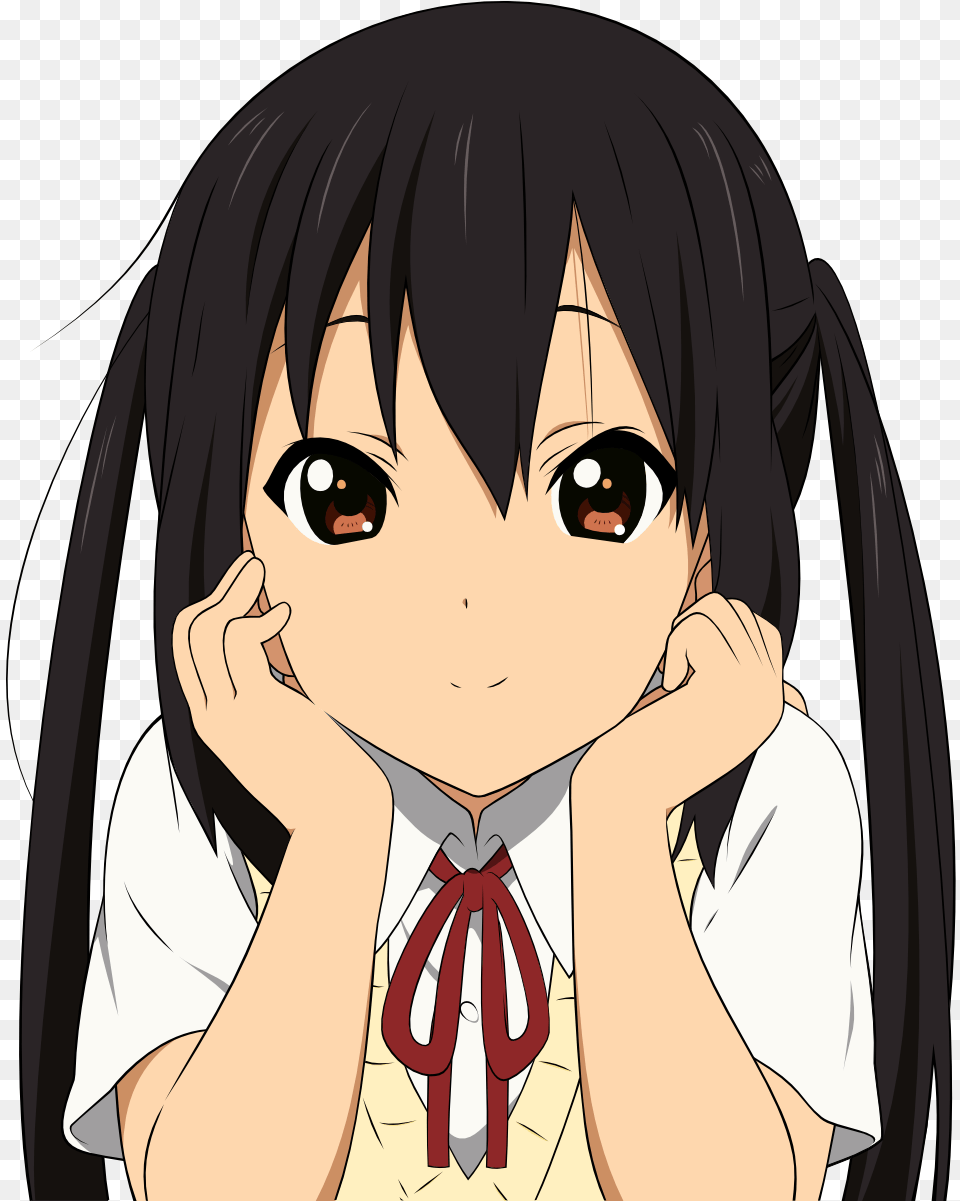 Anime Girl With 2 Ponytails, Publication, Book, Comics, Woman Png