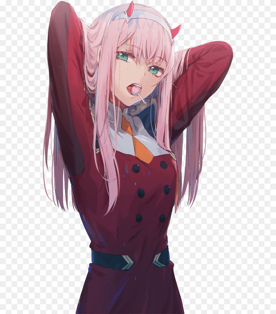Anime Girl Zero Two, Publication, Book, Comics, Adult Free Png