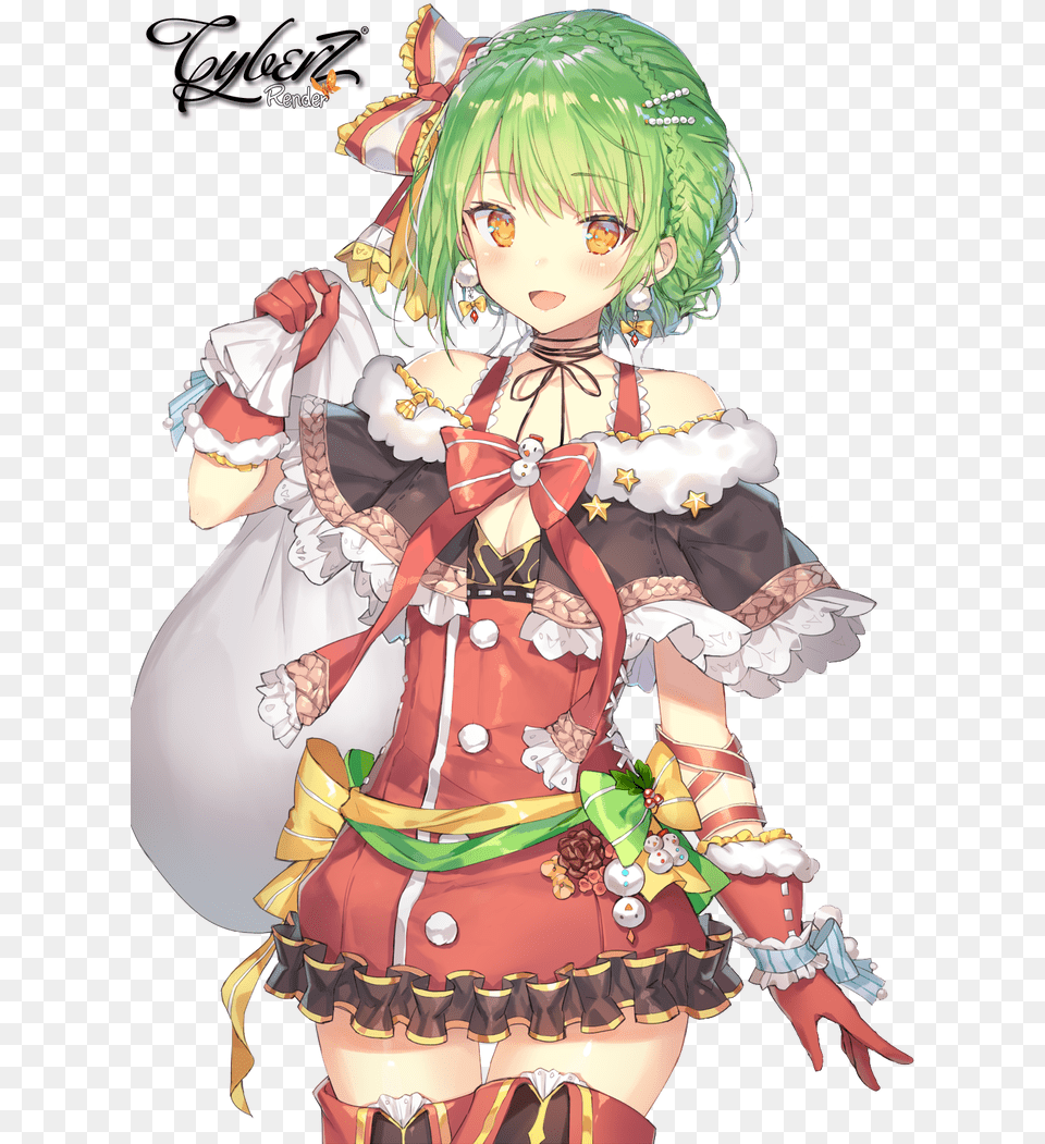 Anime Girls Anime Girl Cute Anime Art Girl Kawaii Anime Girl Render Christmas, Publication, Book, Comics, Baby Free Png