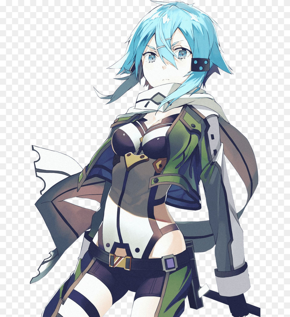 Anime Girls Sinon, Baby, Book, Comics, Person Free Png