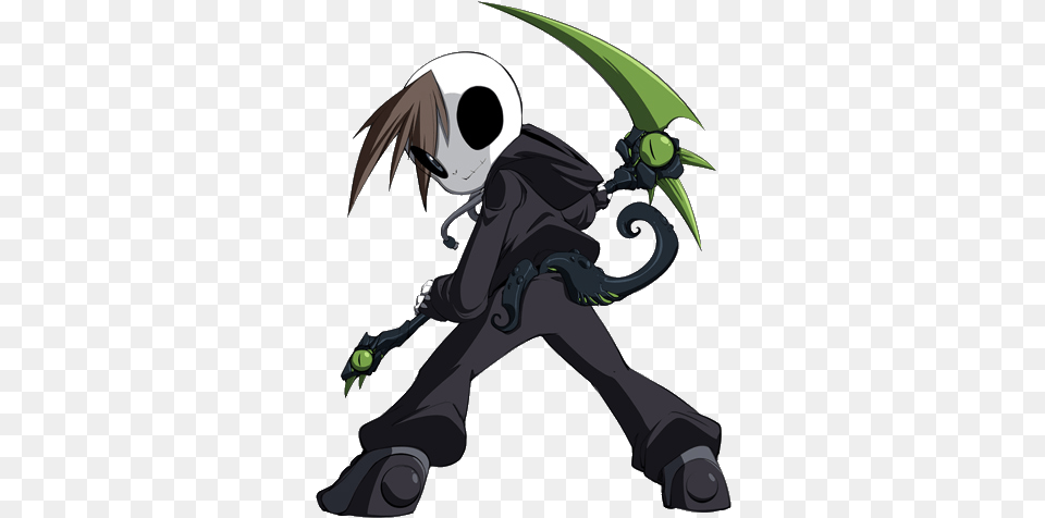 Anime Grim Reaper Scythe Grim Junior, Book, Comics, Publication, Person Png