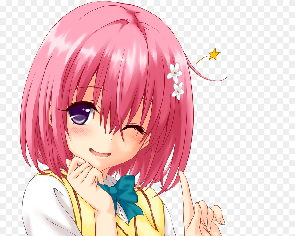 Anime Hair To Love Ru Momo Velia Deviluke Loveru Love Ru Darkness Momo, Publication, Book, Comics, Adult Free Png Download