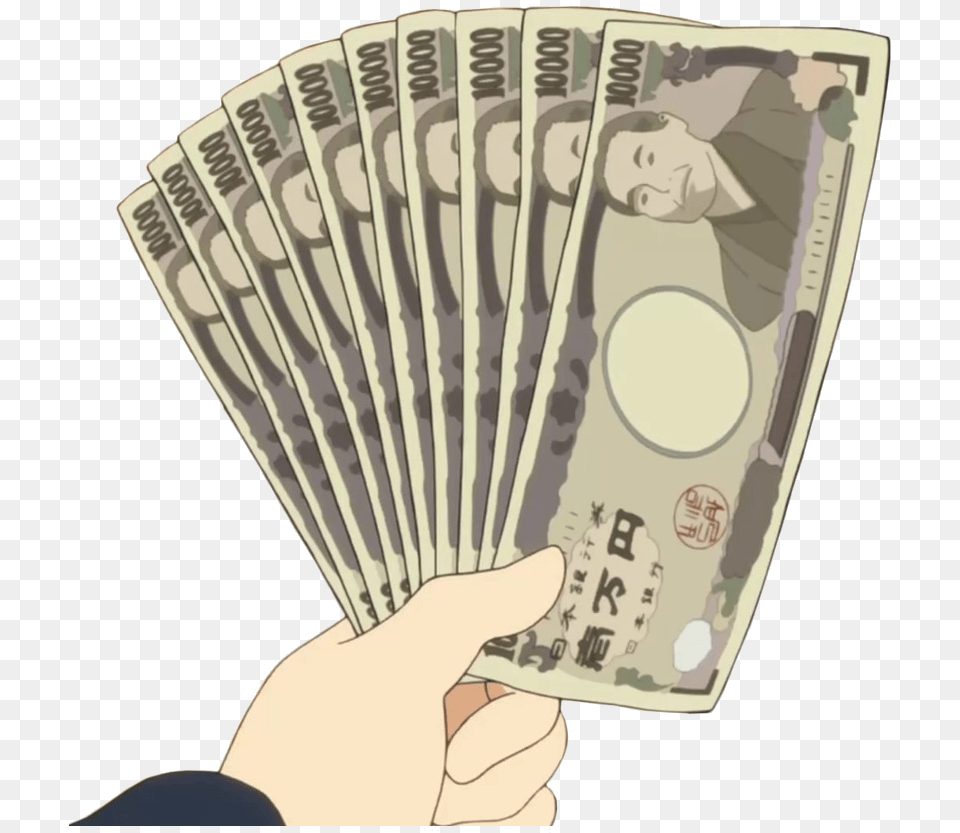 Anime Hand With Money, Face, Head, Person, Baby Free Transparent Png