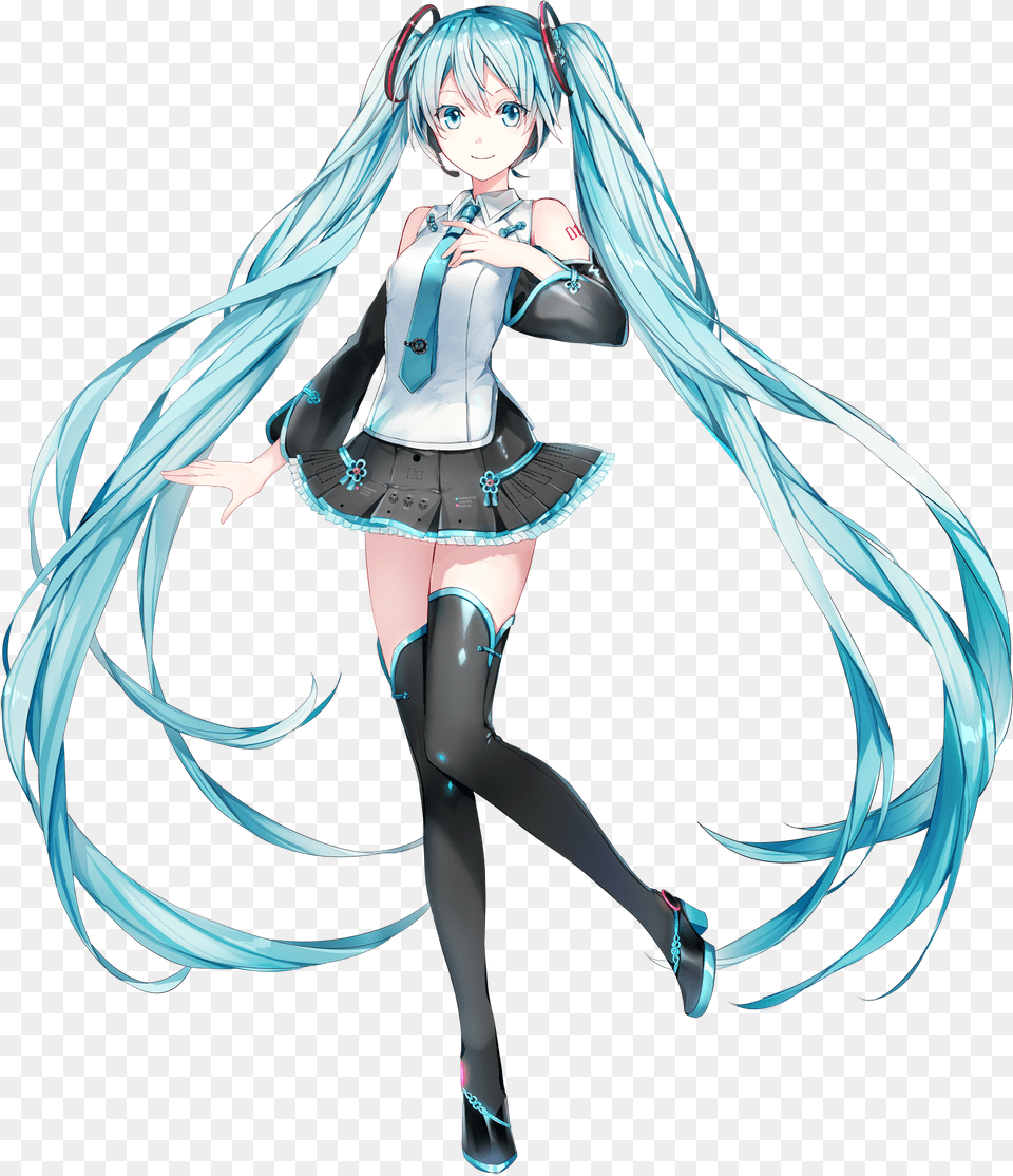 Anime Hatsune Miku, Book, Comics, Publication, Adult Free Png Download