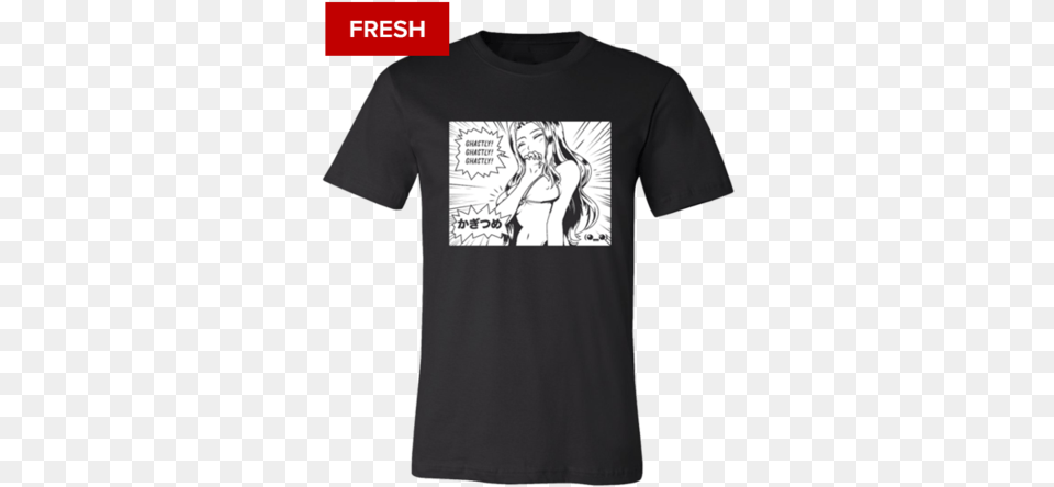 Anime Hentai Tee T Shirt Font Japan, Book, Clothing, Publication, T-shirt Free Png