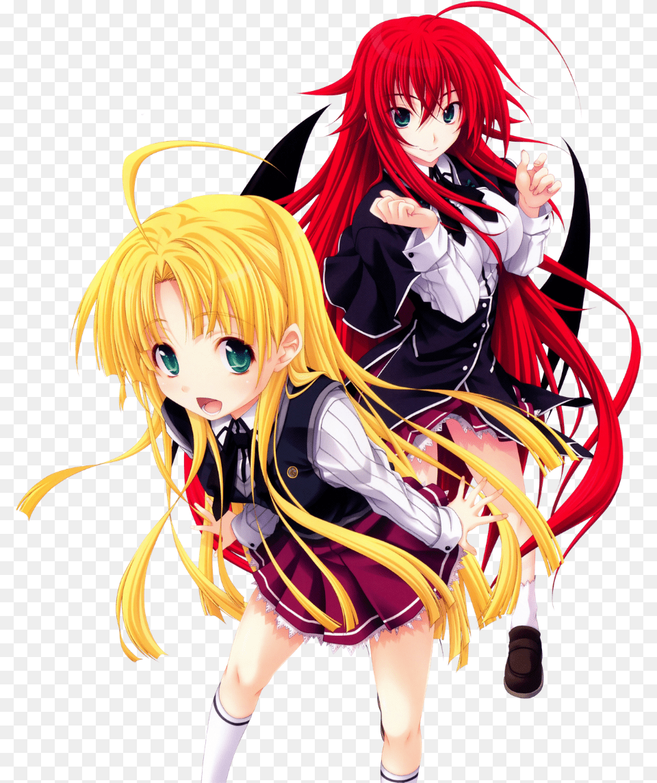 Anime Highschooldxd Riasgremory Red Demon Blonde Asia Argento Dxd, Adult, Publication, Person, Female Png