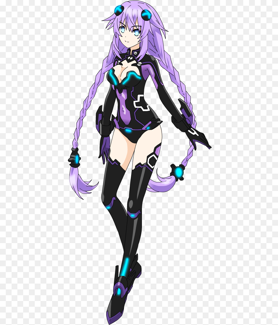 Anime Hyperdimension Neptunia Purple Heart, Book, Comics, Publication, Person Free Png Download