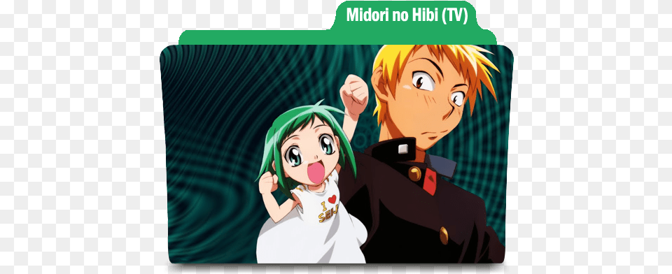 Anime Icons Midori No Hibi, Book, Comics, Publication, Person Free Png