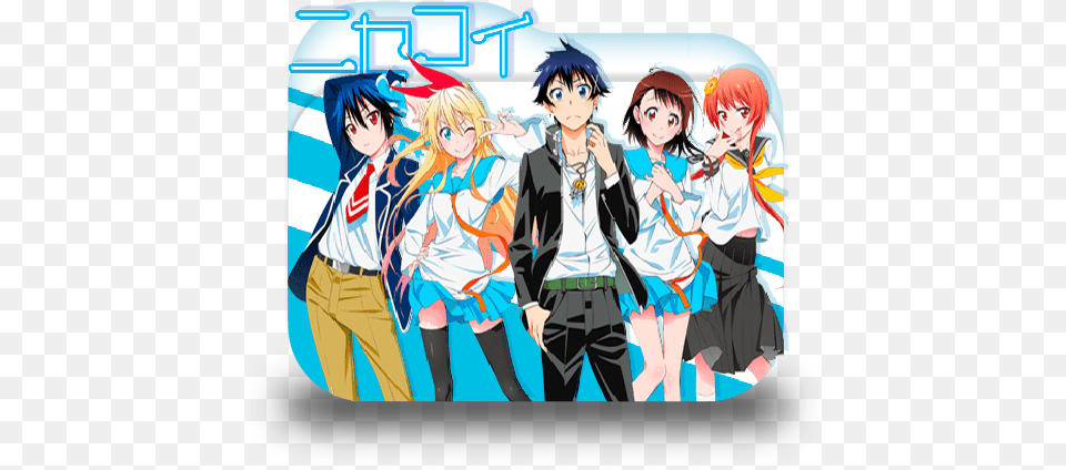 Anime Icons Nisekoi Anime, Book, Comics, Publication, Manga Free Png