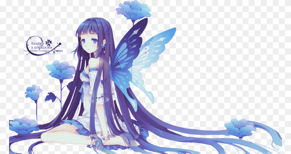 Anime Image Butterfly Anime Girl, Adult, Wedding, Person, Female Free Transparent Png