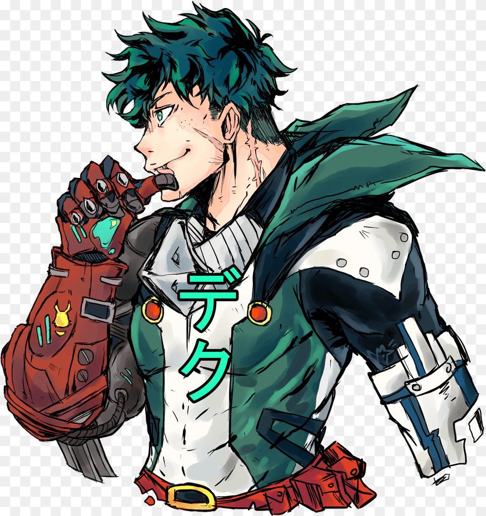 Anime In Midoriya, Publication, Book, Comics, Person Png Image