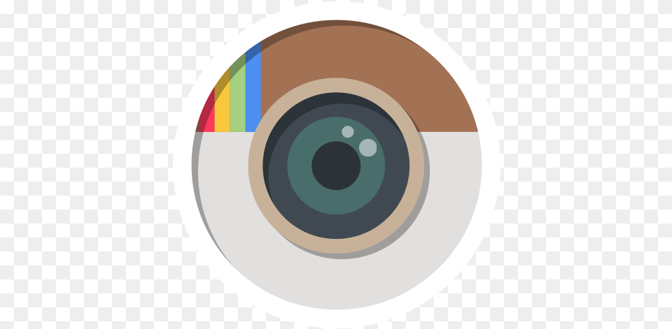 Anime Instagram Logo Logodix Instagram, Disk, Electronics, Camera Lens Free Png Download