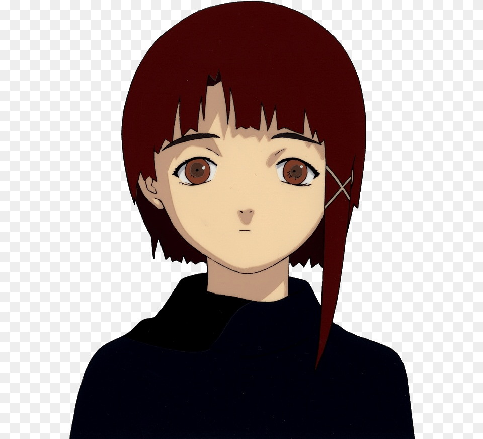 Anime Lain Serial Experiments Lain, Book, Comics, Publication, Adult Png