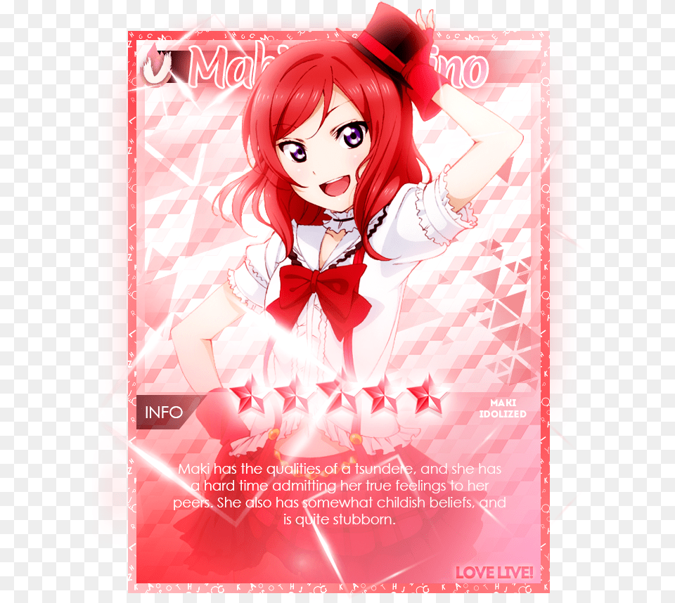 Anime Love Live Character, Advertisement, Book, Comics, Poster Png Image