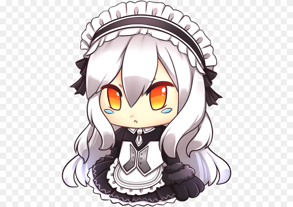 Anime Maid Chibi, Book, Comics, Publication, Baby Free Png