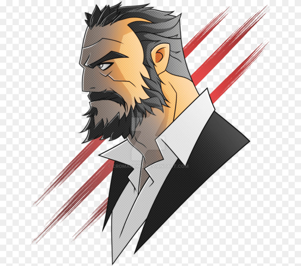 Anime Man With Beard, Publication, Book, Comics, Person Free Png Download