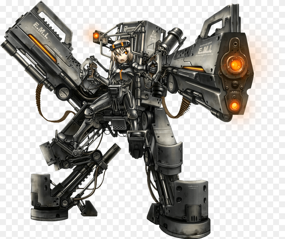 Anime Mecha Concept Art, Robot, Toy, Adult, Female Free Png