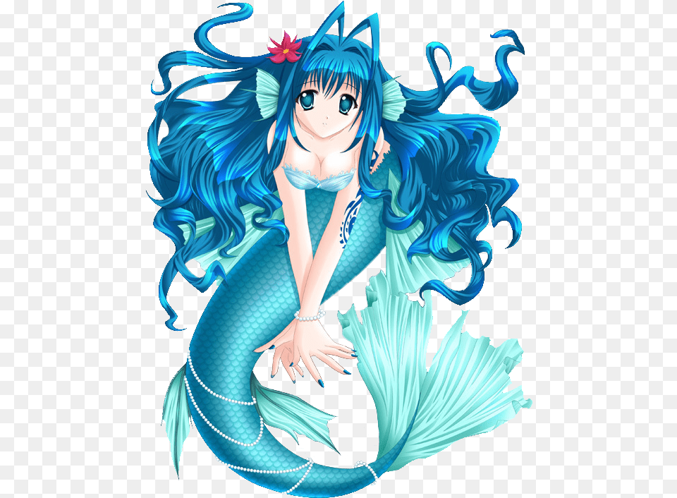 Anime Mermaid 7 Anime Mermaid, Book, Comics, Publication, Adult Png Image