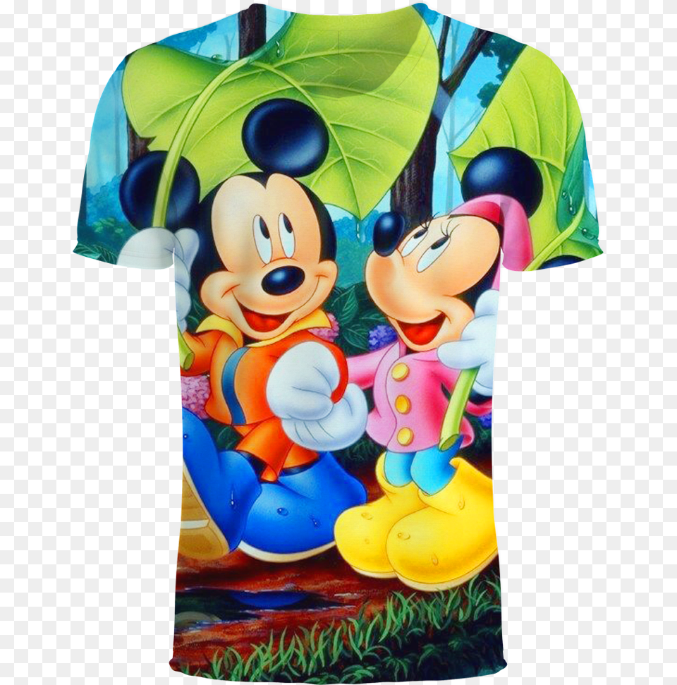 Anime Mickey Minnie Mouse 3d T Shirt Micky Mouse Y Minnie, Clothing, T-shirt, Face, Head Free Transparent Png