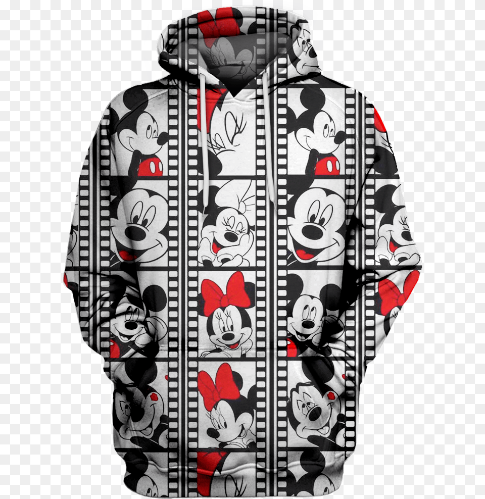 Anime Mickey Minnie Mouse Hoodie 3d Hoodie, Sweatshirt, Sweater, Knitwear, Jacket Free Png