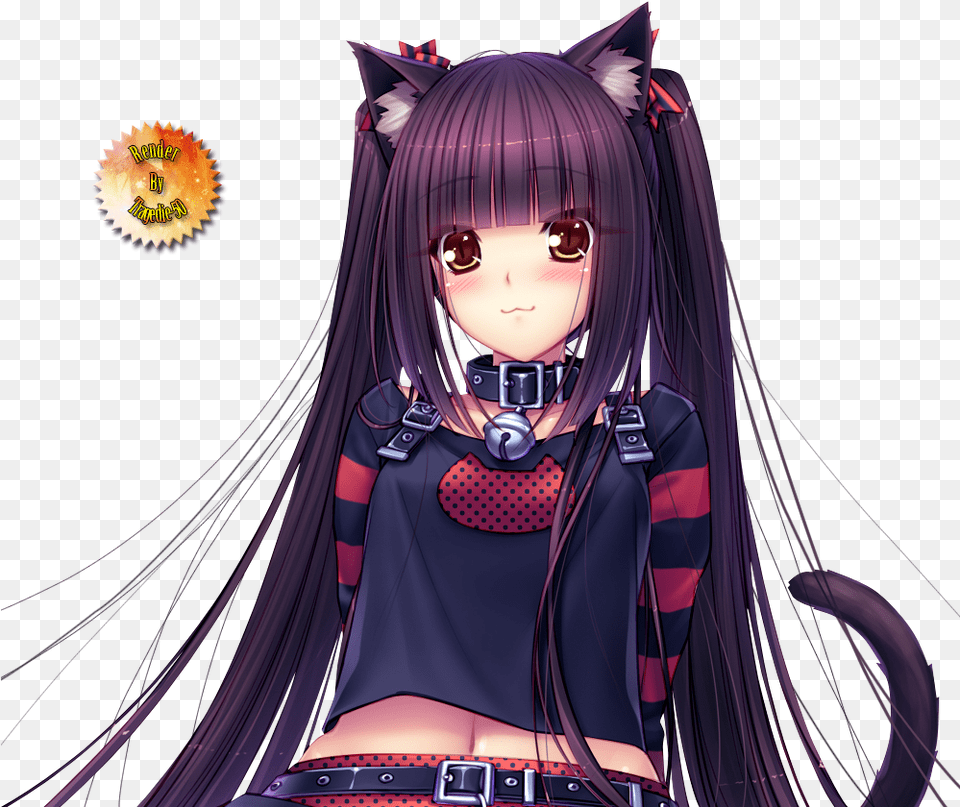 Anime Neko Character Design Chocola Neko, Book, Comics, Publication, Baby Free Transparent Png