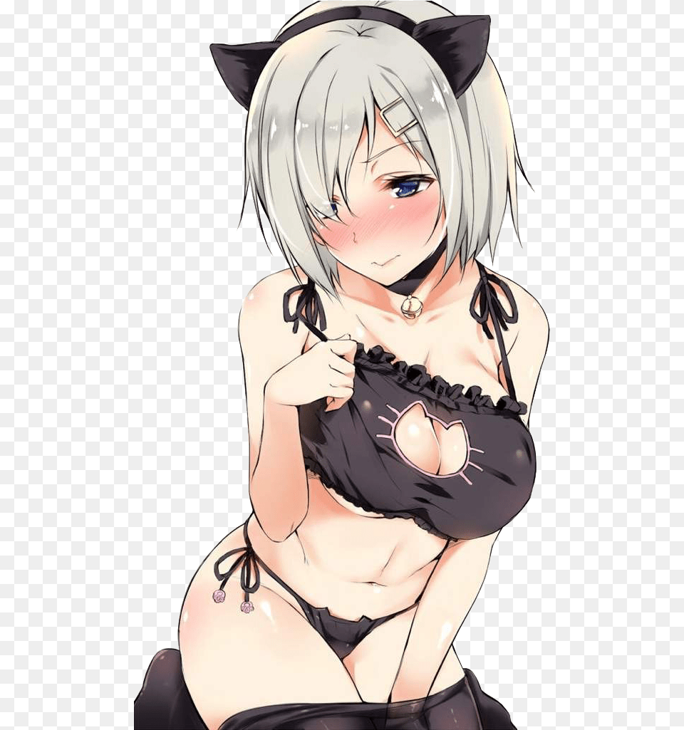 Anime Neko Girl By Kotoreh Anime Girls In Lingeries, Adult, Publication, Person, Female Free Png Download