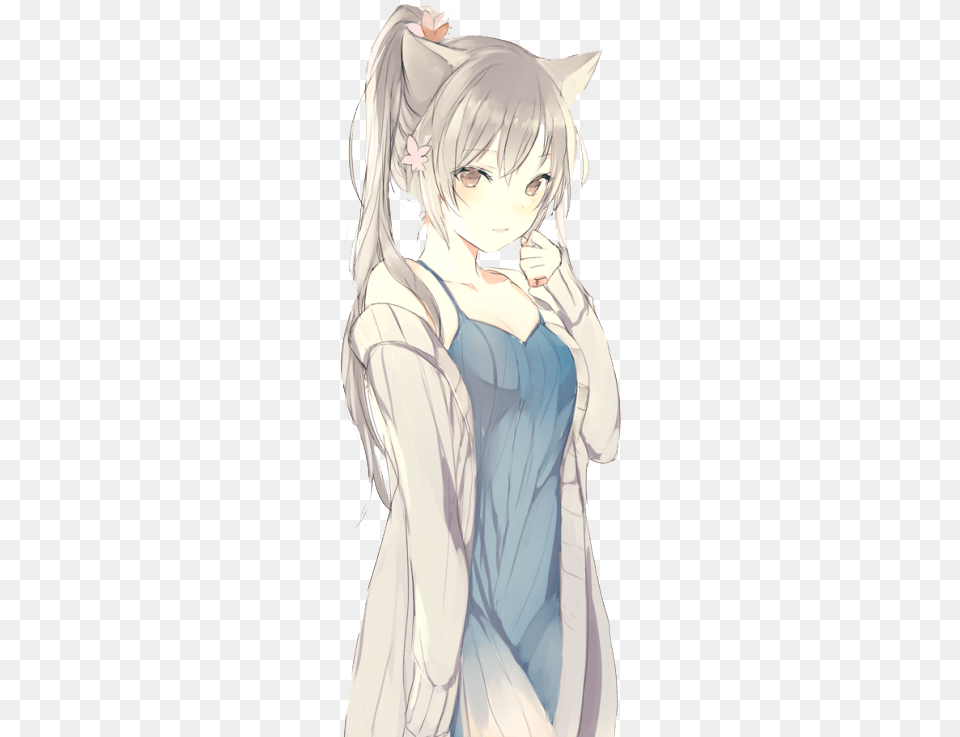 Anime Neko Girl Render By Nightsteptrap123 Darsjsz Cute Anime Neko Girl, Adult, Publication, Person, Female Free Png