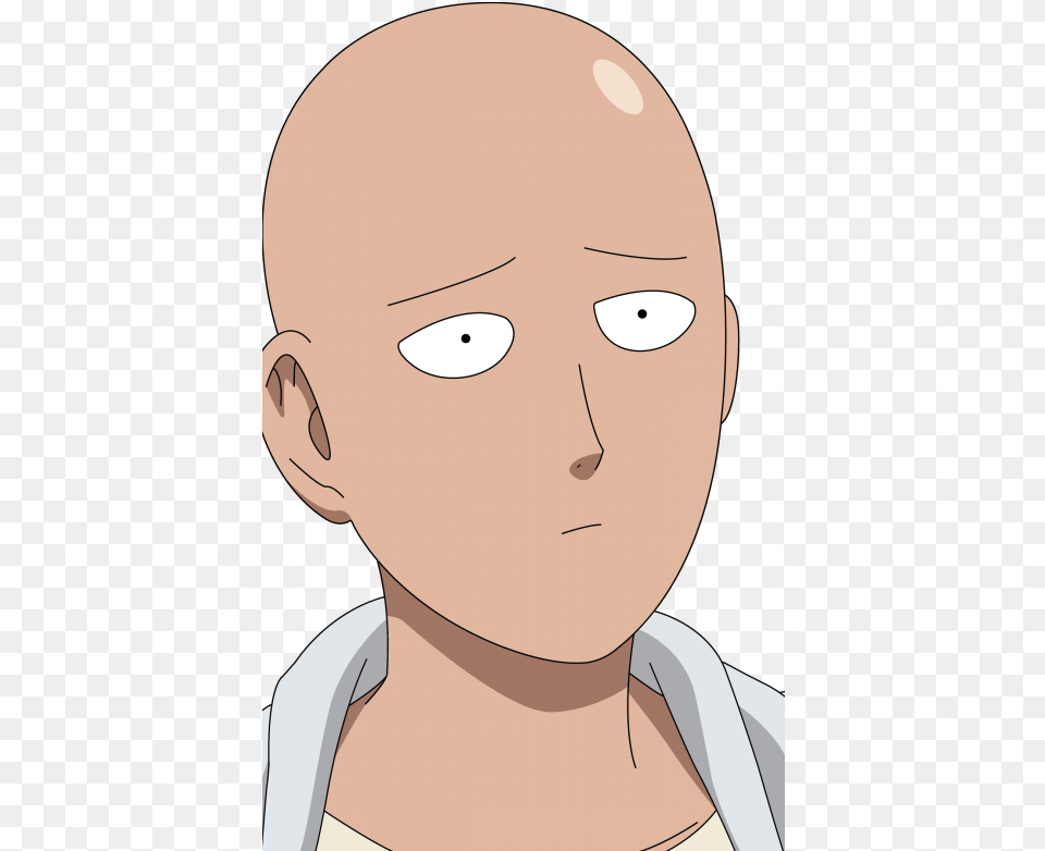 Anime One Punch Man Mobile Wallpaper One Punch Man Saitama No Background, Head, Person, Baby, Face Png Image
