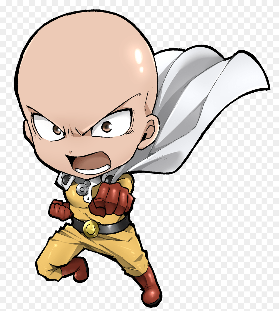 Anime One Punch Man One Punch, Baby, Book, Comics, Person Free Transparent Png