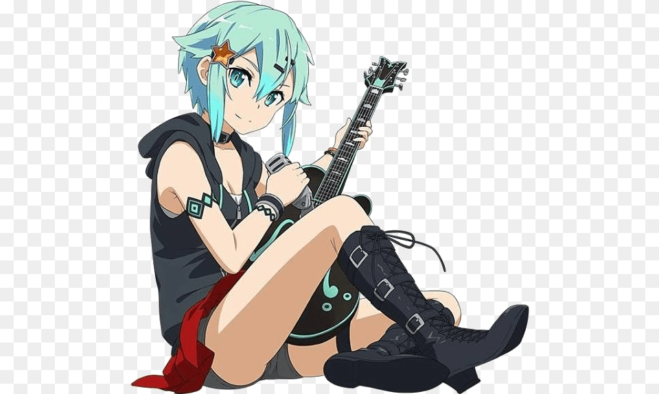 Anime Otaku Kawaii Sao Sinon Freetoedit Sinon, Book, Publication, Comics, Person Free Transparent Png