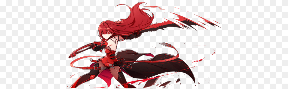 Anime Picture 1280x766 With Elsword Elesis Ress Elsword Elesis Crimson Avenger, Book, Comics, Publication, Adult Free Png Download