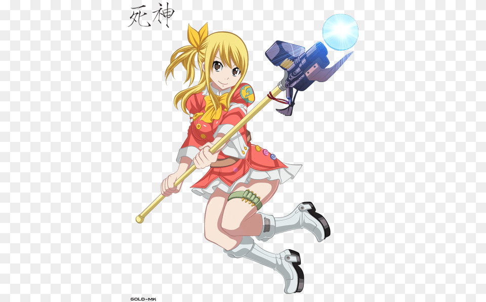 Anime Picture Fairy Tail Lucy Heartfilia Gold Mk Long Hair Fairy Tail Hot Fanart, Book, Comics, Publication, Child Free Png