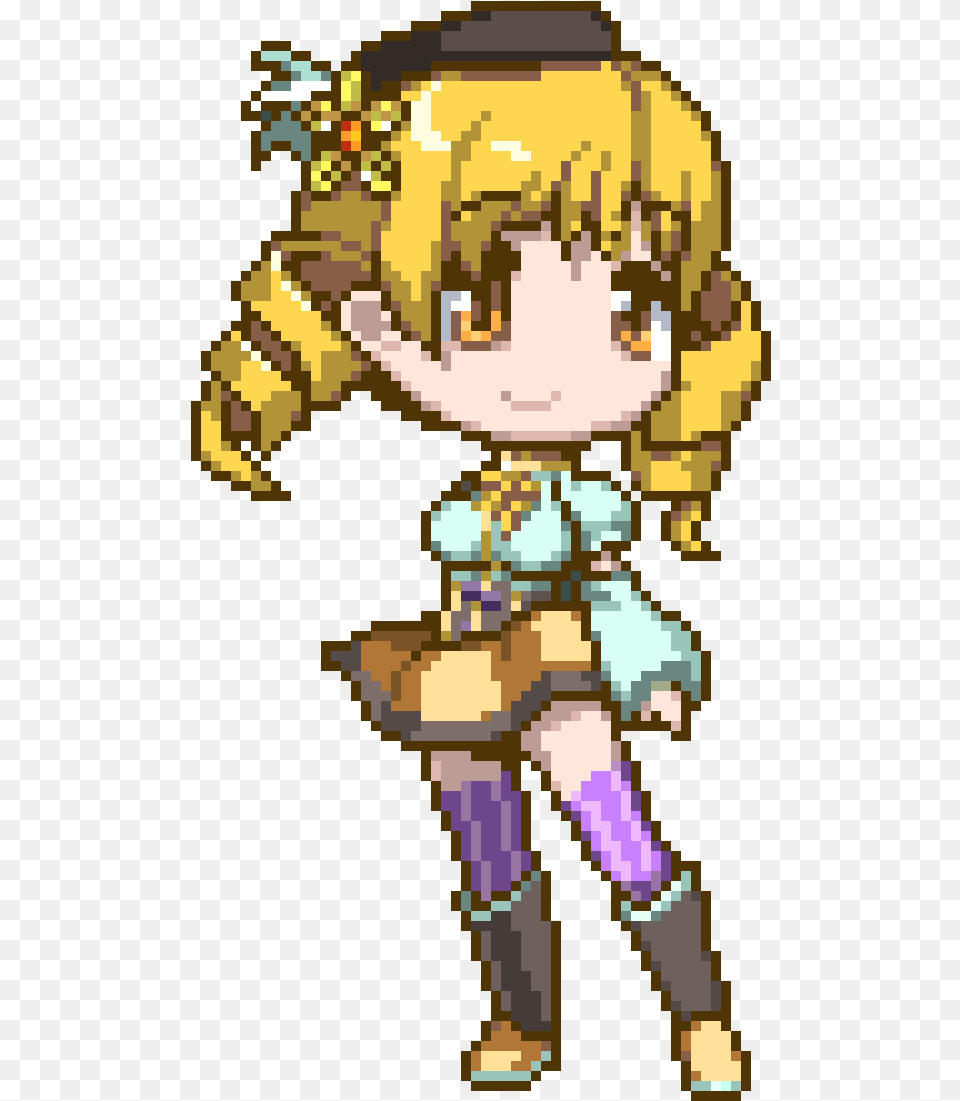 Anime Pixel Art Sprite, Book, Comics, Publication, Person Png Image