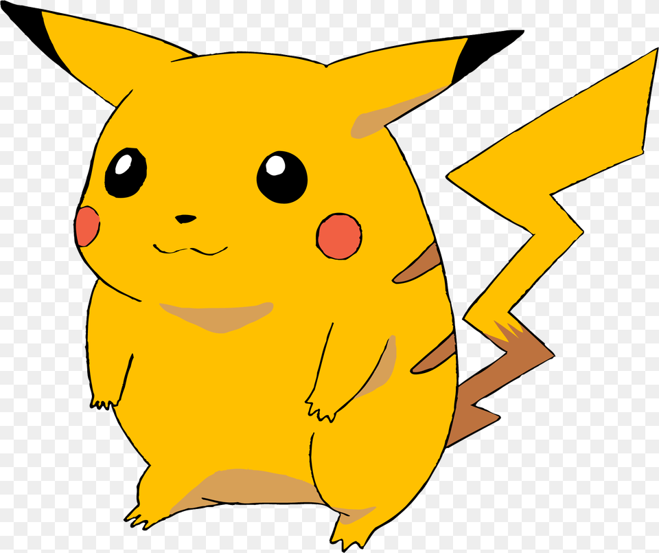 Anime Pokemon Transparent Mart Pikachu Fat, Baby, Person, Animal Png Image