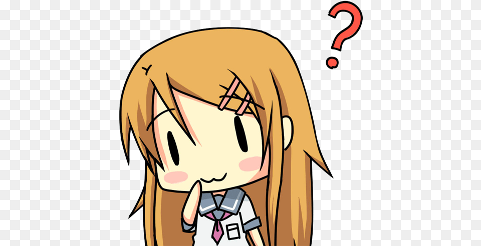 Anime Question Gif Anime Confused Transparent Gif, Book, Comics, Publication, Person Free Png Download