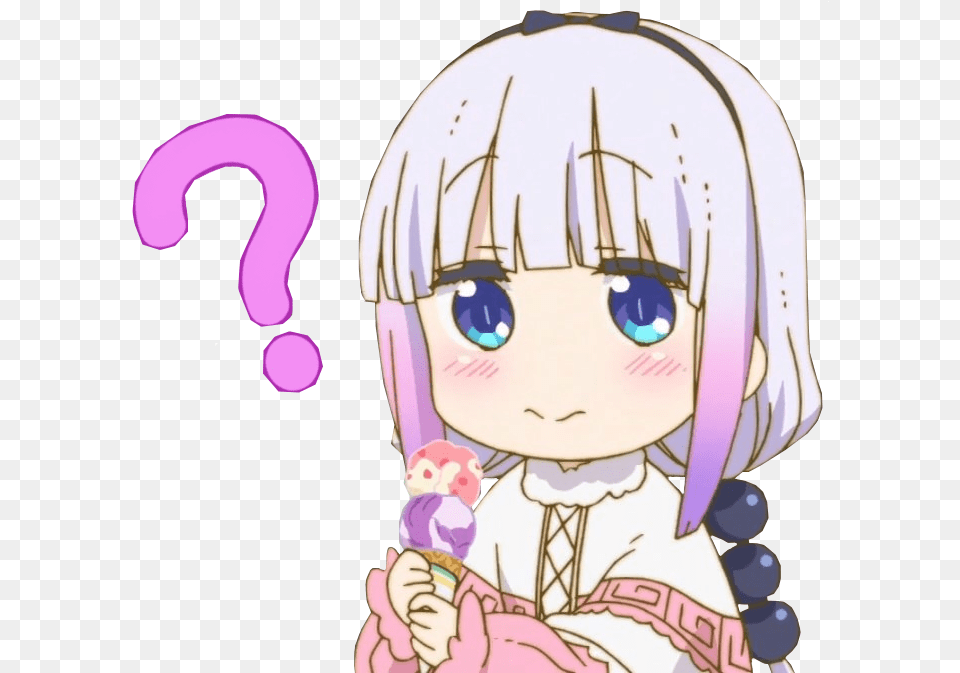 Anime Question Mark Loli Question Mark, Book, Publication, Comics, Baby Free Png Download