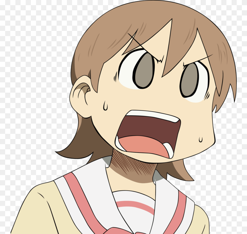 Anime Reaction Faces, Baby, Person, Face, Head Png Image