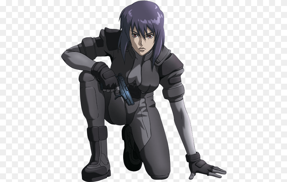 Anime Render 41 Ghost In The Shell Major By Xltkilljoy0619 D5xva1d Ghost In The Shell Anime Motoko, Book, Comics, Publication, Adult Png Image